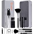 Tukzer Multi-functional 18-in-1 Smart Cleaning Kit Tool Set| Cleaning Pen, Spray, Super Fiber Cloth, Brush, Key Puller for Earbuds, Camera, Mobile, Tablet, Laptop, Keyboard, Electronic Gadgets (White)