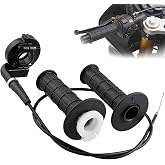 Throttle Grip 22mm 7/8" with Cable for ATV/ATC Dirt Bike 50-250cc | Swivel Grip for 50cc 90cc 110cc 125cc 140cc 150cc 200cc 2