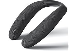 Smalody Bluetooth-högtalare Bärbar, trådlöst nackband, teater | 12 timmars speltid, äkta 3D-stereoljud, inbyggd mikrofon, vat