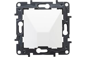 LEGRAND Sortie de câble composable pour installation encastrée, gamme Niloé Step, couleur blanche, 398209