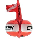 Cressi Scuba Diving Buoy Flag - Perfect for Diving, Apnea, Spear Fishing, Snorkelling