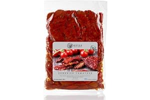 Enios Greek Sundried Tomatoes. Ready to eat - in Oil. Low Salt. Naturally Sun-Dried. (750g)