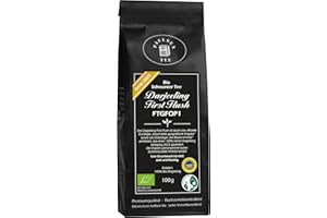 PAULSEN TEE PURE TEA Bio Darjeeling First Flush FTGFOP1, zbiór 2023, 100 g (74,50 euro/kg) Herbata Paulsen czarna herbata z kontrolą pozostałości