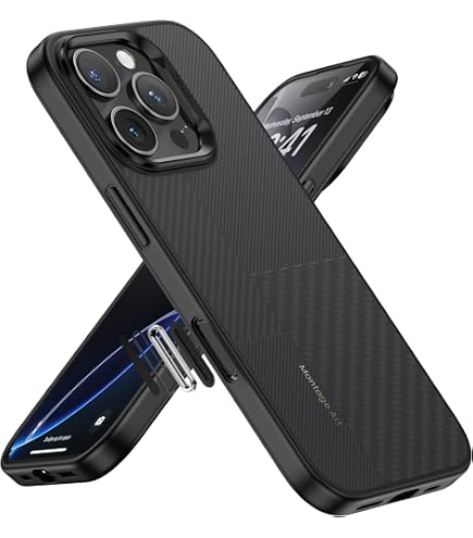 CG MOBILE Karl Lagerfeld IML - Custodia rigida per iPhone 16 Pro Max con logo Karl Head, profilo sottile, leggera, facile da applicare, protezione contro le cadute, imballaggio sostenibile