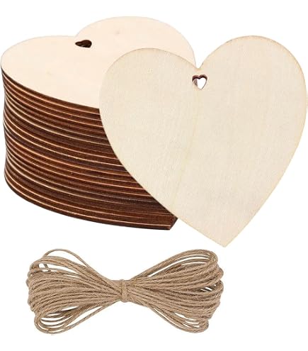 MDF - Sagoma a forma di albero, con cuore, per lavori artigianali