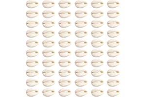 TOAOB THE ONE AND ONLY BABY TOAOB 200pcs Shell Perles en Coquillage Beige Charmes Naturel en Cauris Coquilles 12 à 14mm pour Fabrication de Bijoux Bracelet Collier Accessoires Artisanat Loisirs Créatif