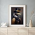 Beauitiful vivid fine art print of a Vintage Victorian style Gothic Golden Eagle painting (picture 2) (A4 PRINT ONLY) (29.7 X 21CM)