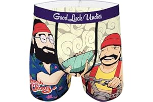 GOOD LUCK SOCK Good Luck Undies Herren Cheech & Chong Pass The Joint Boxer Brief Unterwäsche