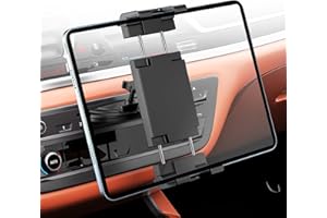 PLDHPRO Supporto per tablet CD, slot per iPad, supporto per auto, universale, per la guida, adatto per navigare e riprodurre video in auto, 5,1 – 15,6 pollici