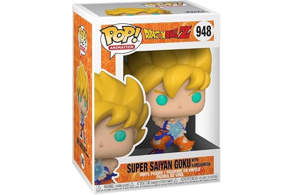 Funko Pop! Animation: DBZ S9- SS Goku with Kamehameha Wave - Dragon Ball - Figurine en Vinyle à Collectionner - Idée de Cadeau - Produits Officiels - Jouets pour Les Enfants et Adultes - Anime Fans