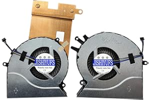 JISHIYUFS Neuer CPU+GPU Kühler Lüfter für HP Omen 17,3 Zoll 17-an 17-an120nr 17-AN010CA 17-AN012DX 17-AN013TX TPN-Q195 Series 0FJL60000H 0FJL50000H 931576-000H 01 93 1577-001 DC5V 0.5A