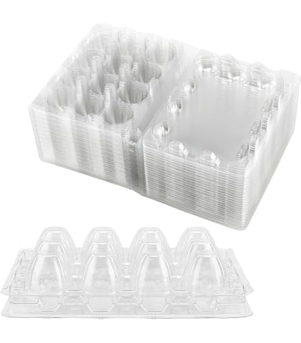 Scatola Per Uova, Contenitore Per Uova In Plastica A 12 Griglie Con Coperchio Portauovo Per Frigorifero 2 Contenitori Per Uova 12 Pezzi Grigi 12 Pezzi Rosa 70149337