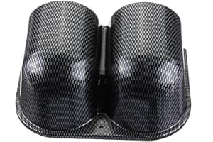 ESUPPORT E Support 2" 52mm Soporte de Calibre Coche Soporte para Indicadores de Coche Tablero Instrumentos Soporte Salpicadero Medidor Doble Orificio Carbon