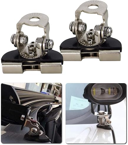 Supports Magnétiques Pour Barre LED - PICAA - Ventouse Puissante - Fixation Sans Perçage Pour Voiture, SUV