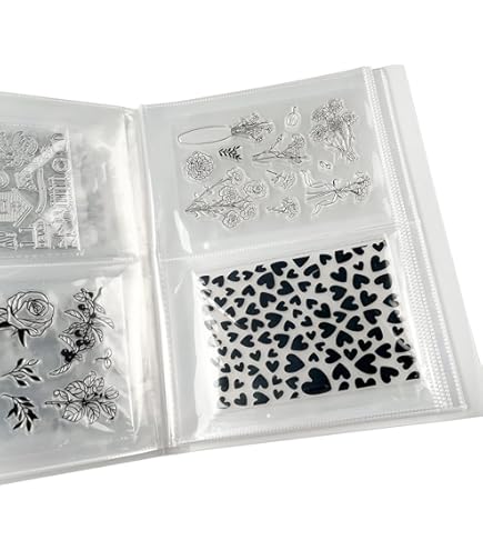 Avery Elle Stempel Aufbewahrung Set - 3 Größen Mit 150 Taschen Für Stempel & Schablonen
