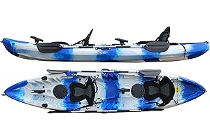 CAMBRIDGE KAYAKS Cambridge Kayak Sunfish Double Sit On Top 2 + 1 Fishing Leisure Kayak 11 Colour Options