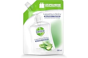 Dettol 3028712 500ml Dispenser refill soap 1pieza(s) - Jabón (Skin, Dispenser refill soap, Aloe vera, Antibacteriano, Hidratante, Vitamin E, 500 ml)