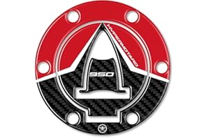 ‎LABELBIKE labelbike - 3D Harz Aufkleber Dekoration und Schutz des Motorrad-Tankdeckels kompatibel mit Ducati Hypermotard 950 2019-2024
