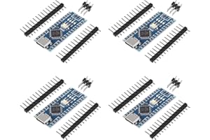 DORHEA 4Pcs für Nano Board 5V 16M Typ C Mikrocontroller Board mit PIN Headers Pin ungelötet Kompatibel mit Electronics Development Board Nano3.0