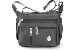 HERCMNOY Women Crossbody Bags Shoulder Bag Handbag Multiple Pockets Bag Nylon Messenger Purses