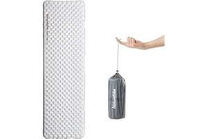 Naturehike Materassino Gonfiabile Ultraleggero da Campeggio 5,8 R, Durevole, Portatile, Materassino Gonfiabile Singolo per Trekking, Escursionismo, Alpinismo, Zaino in spalla, Viaggi, All'aperto