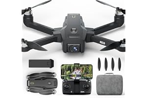 KARUISRC K610 GPS Drone con Cámara 4K para Adultos UHD SD Card Vídeo en Vivo, 5GHz FPV GPS Drone con 2 S0NY IMX Camera para Principiante Motor sin Escobillas, Follow Me, Return Home, RC Quadcopter,under 249g