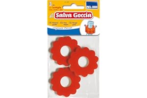 PARODI & PARODI Wein, Essig 3 Stück, bunt, Öl- und Getränkehalter, Anti-Tropfen, für Flaschenhals, Tropfschutz aus Schwamm, schmutzabweisend, Zubehör für Küche und Haus, neutral, 3 Stück