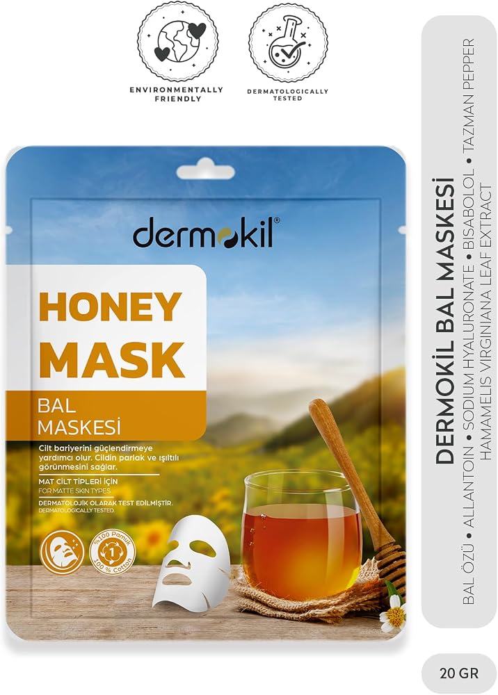 Dermokil Bal Maskesi Mat Görünümlü Ciltler İçin 20 gr
