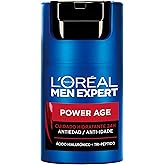 L'Or&eacute;al Paris Men Expert Power Age Firming Face Cream, 50 ml | Hyaluronic Acid*, Intensive Hydration, Helps Fight Signs of Ag