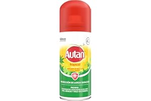Autan Tropical Repelente en Aerosol - Protege de mosquitos (comunes, tropicales y tigre) e insectos, 100ml