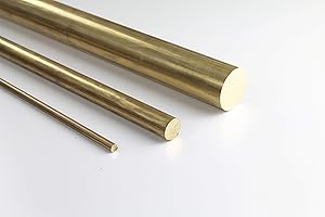 FÄRBER METALL- UND KUNSTSTOFFHANDEL Fa. Dye brass round MS58, diameter 15-44 mm, length 100-1000 mm, various Strengths and lengths., grey