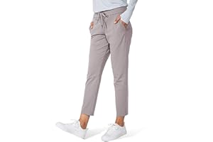 G Gradual Women's Pants with Deep Pockets 7/8 Stretch Sweatpants for Women Athletic, Golf, Lounge, Work