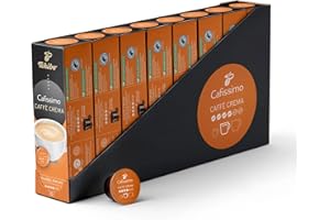 ‎TCHIBO Tchibo Cafissimo Vorratsbox Caffè Crema vollmundig Kaffeekapseln, 80 Stück – 8x 10 Kapseln (Kaffee, ausgewogen und vollmundig), nachhaltig & fair gehandelt
