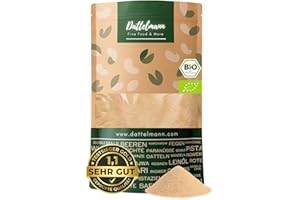 ‎DATTELMANN FINE FOOD & MORE DATTELMANN® - Bio Dattelzucker 1KG - Natürliche Süße - aus fein gemahlenen Deglet Nour Datteln - zum Backen & Verfeinern - Zuckeralternative Premium