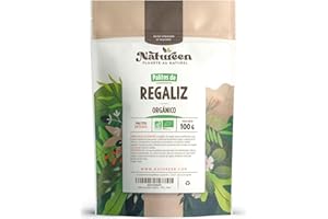 PLANÈTE AU NATUREL Regaliz de Palo Orgánico - 100g - Raíz de regaliz seca pura de Calabria - Agricultura Ecológica