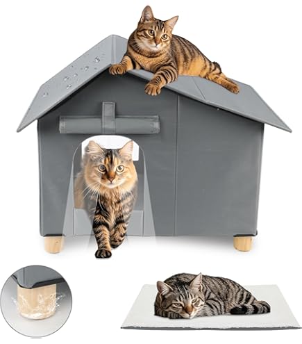 Cuccia Gatto Esterno,Cuccia Per Gatti Da Esterno,Casetta Per Gatti Da