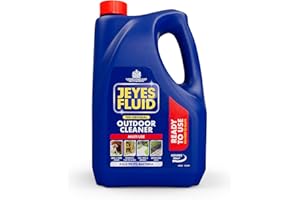 Jeyes Fluid Ready-To-Use Outdoor Cleaner and Disinfectant for Paths, Patios, Driveways and Pet Housing, Blue, 4 Litre, Packing May Vary.