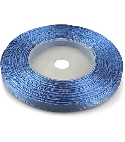 Furlanis - Nastro Doppio Raso, Tessuto Italiano - Turchese, 3 mm x 50 m