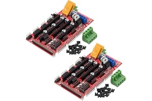 Heevhas 3D Drucker Controller RAMPS 1.4 Mega Shield für Arduino Reprap Prusa Mendel (2 Stück)