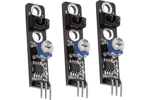 AZDelivery 3 x KY-033 line folger line tracking sensor module TCRT5000 kompatybilny z Arduino, w tym e-book!