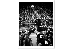 ARTERY8 Coleman Rugby Line Out New Zealand Photo Art Print Framed Poster Wall Decor 12x16 inch Nouvelle-Zélande Photographier Affiche Mur Déco