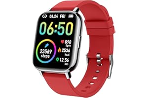 MOTAST Smart Watch, Fitness Tracker 1.69" Touch Screen Fitness Watch with Heart Rate Sleep Monitor, Step Counter Smart Watch for Men Women Activity Trackers IP68 Waterproof Smartwatch Sports for iOS Android