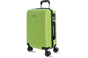 DON ALGODON - Trolley bagaglio a mano 55x40x20 (Espandibile) – 33L - Valigia Bagaglio a mano Ryanair – Valigia Media Rigida – Trolley Cabina Piccolo - Iris