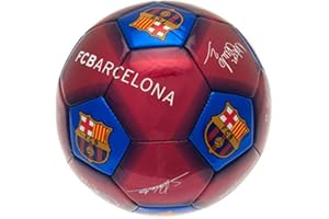 FC BARCELONA FCB Barcelona Unisex-Youth Barca Barcelona Size 5 Signature Football, Multi, 5