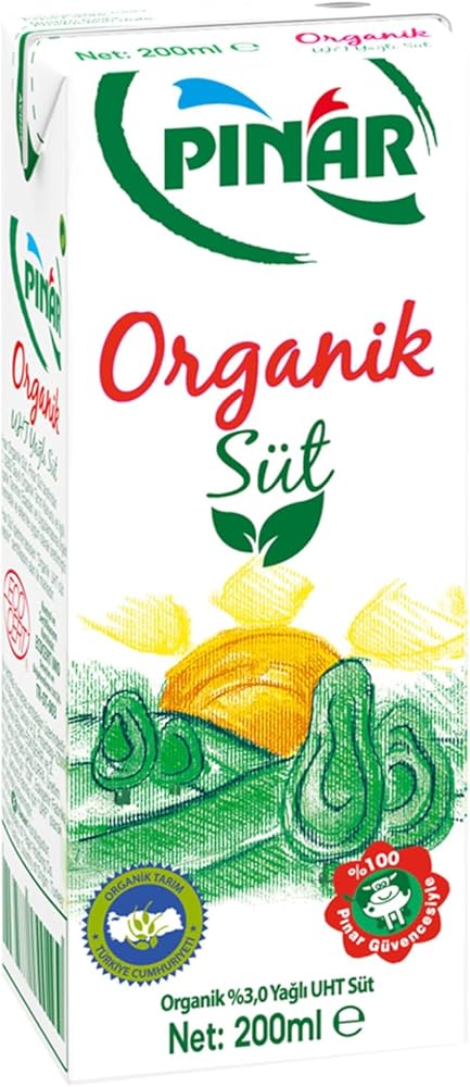 Pınar Organik Süt 200 Ml X 27 Adet