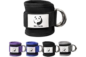 Slim Panda Ankle Strap for Cable Machine Attachments, Resistance Bands for Kickbacks, Glute Workouts, Leg Extensions, Curls, and Hip Abductors for Men and Women