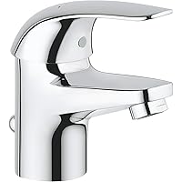 GROHE Euroeco | Badarmatur - Einhand-Waschtischbatterie, S-Size, mit Keramikkartusche | chrom | 23262000