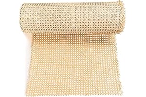 QOXEZY Rotolo di fettuccia di vimini in rattan, cinghia antiscivolo per tappetino in vimini, rotolo di rete in rattan, materiale per fustellatura, decorazione per hotel, casa e ville