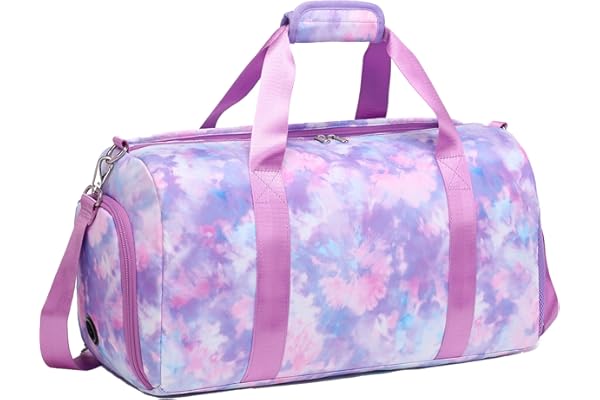 Sac de Voyage Sport pour Enfant avec Compartiment à Chaussures et Poche Humide