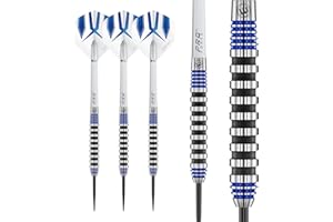 WINMAU Advance 500 Series Jeu de fléchettes Professionnelles en tungstène avec ailettes et tiges
